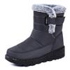 Cotton Shoes Women's Winter New Large Women's Snow Boots with Thick Velvet and High Top Casual Women's Boots