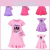 Kpop Demon Hunters Short Sleeves Sleep Dress For Kids Bedroom Gift Clothing