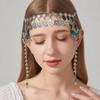 Waterdrop Tassel Hair Chains Ethnic Style Hairband Jewelry Trendy Forehead Chain  Women