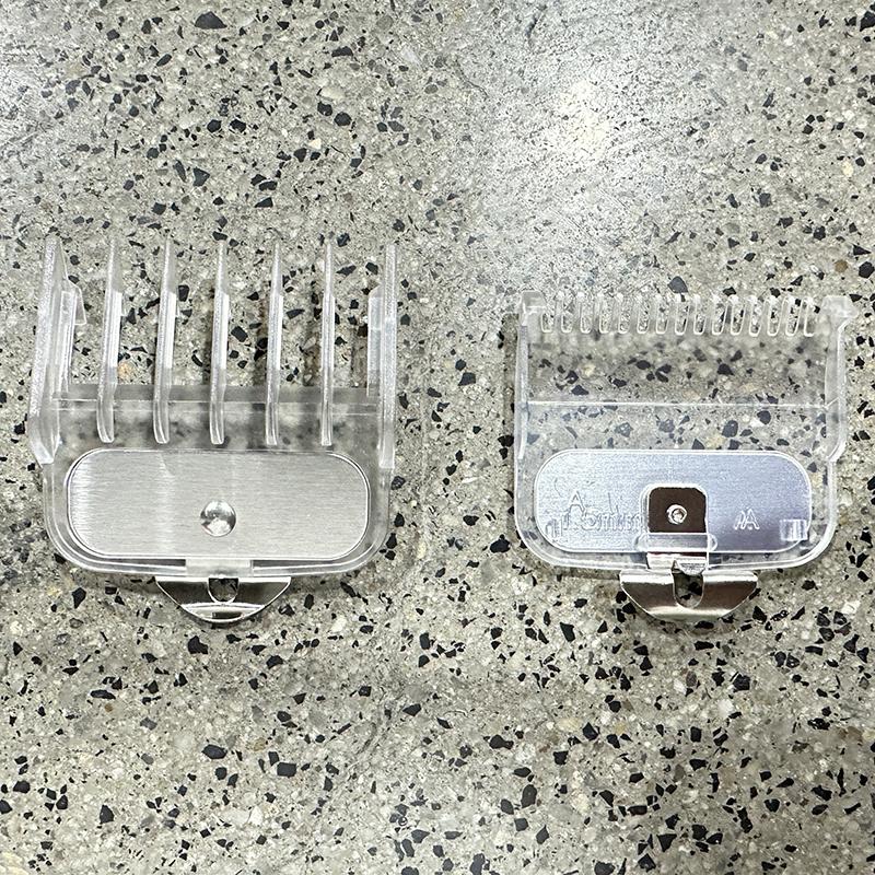 2 Stück Haarschneider-Führungskamm, Schnittbegrenzungskämme, Standardschutz, Teile anbringen