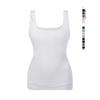 Women Washed Tie Dye Solid Color Slimming Body Shaping Tank Top