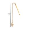 Geometric Zircon Forehead Chain Women Indian Wedding Jewelry Rhinestone Headband Hair Accessories Bride Hair Chain
