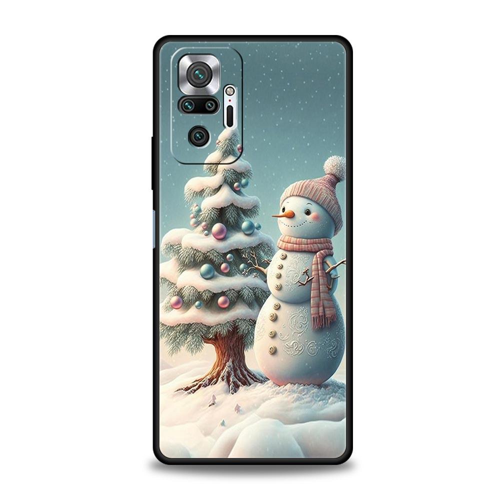 Phone Case For Xiaomi Redmi Note 13 12 5G 9S 9 8 10 11 Pro 9T 13C 12C 10C 9C 9A 7 Pro Silicone Cover Christmas Graphic Printed