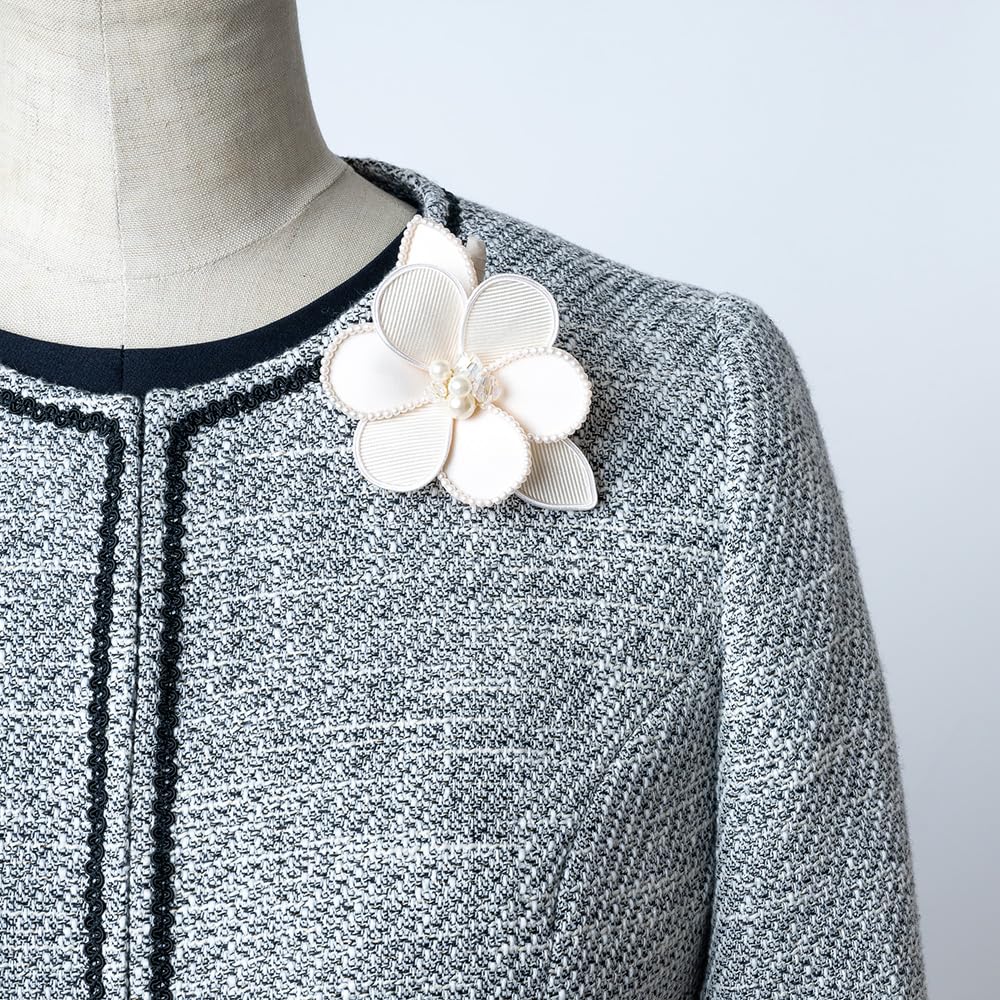 De Korsarz dla wykonany z perłową szpilką ukończenie wejście pudrowy róż [R C] śluby, Japonia, klips, ceremonia, ceremonia, CH-107,