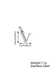 Small Luxury Initial Charm Pendant Set, DIY Letter Necklace Making Supplies, Fashionable Jewelry Parts