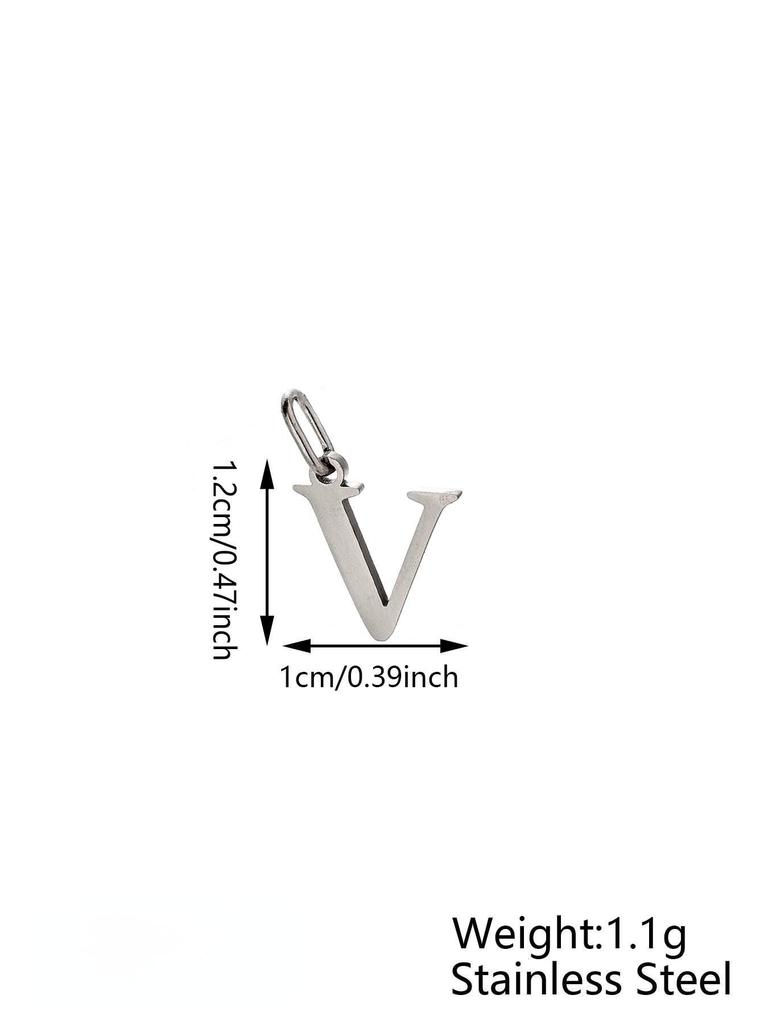Small Luxury Initial Charm Pendant Set, DIY Letter Necklace Making Supplies, Fashionable Jewelry Parts