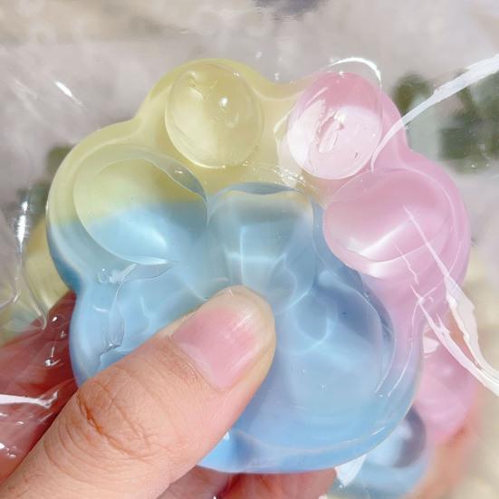 Squeezable Cat Paw Fidget Toy Soft Slow-Rising Stress Reliever Realistic Claw Design Novelty Decompression Gift for Kids Adults