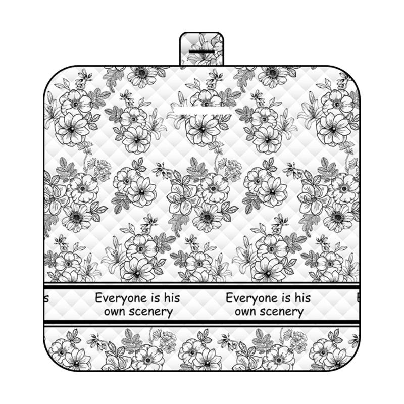 Waterproofed Embossed Pattern Picnics Mats Light weight Portables for Outdoor Camping Beach Family Gatherings 1