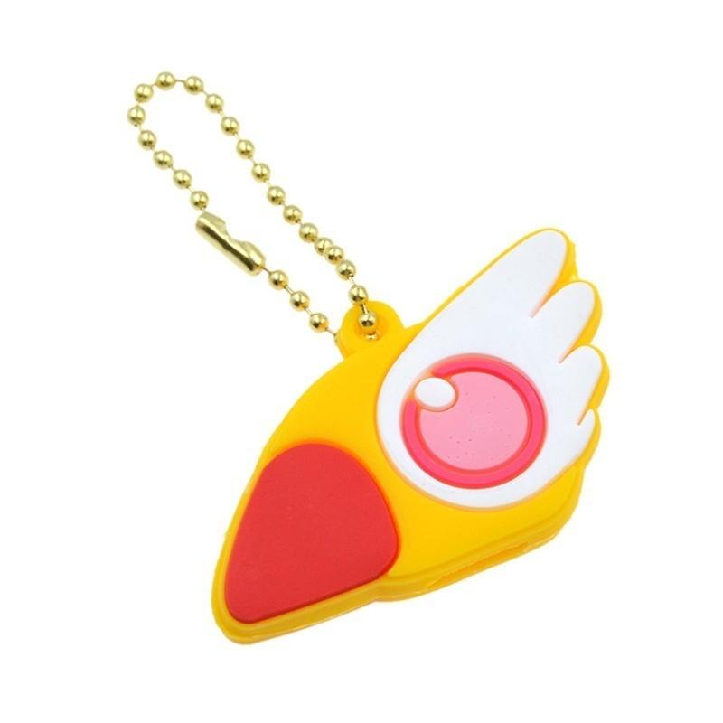 1Pc Cartoon Anime Silicone Key Cap Head Cover Card Captor Sakura Pattern