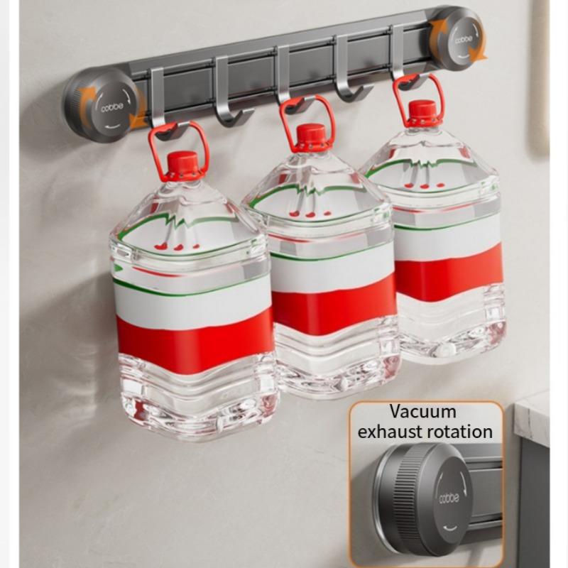 Gancio da Bagno Senza Foratura Ventosa Robusta & Gancio Adesivo Appendiabiti da Parete per Bagno, Cucina e WC
