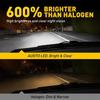AUXITO H4 LED 9003 Headlight Bulbs 6000K Hi/Lo Beam White Error Canbus Free 2Pcs