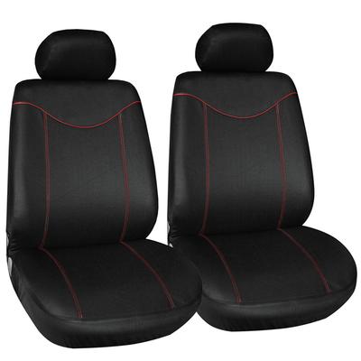 Capa Protetora Universal para Banco Dianteiro de 2 Lugares para Motorista Vermelho e Preto Serve para a Maioria dos Carros, Caminhonetes, SUVs