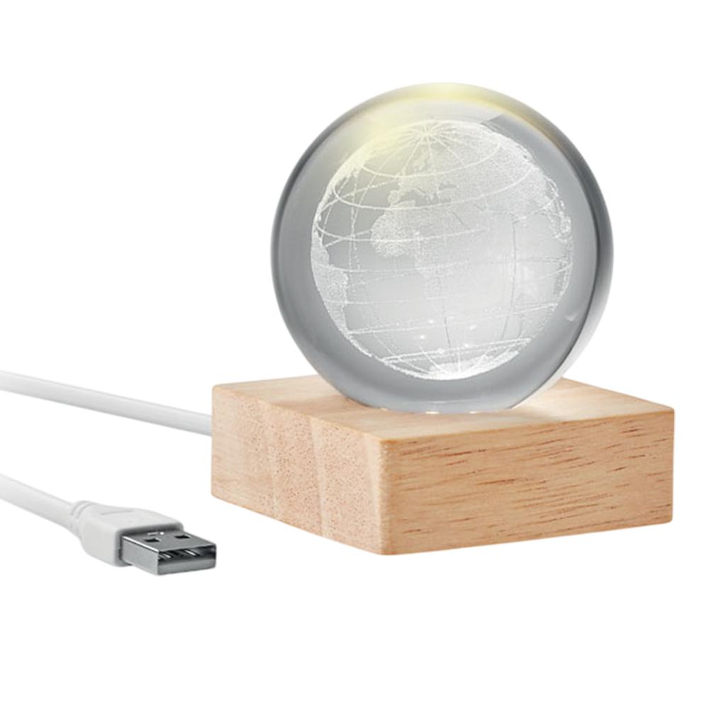 MidOcean Globe Glass Desk Lamp