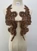Designer's 3D Lace Floral Crystal Patch Hot-Fix Glass Applique for Tight Dress with Loose Rhinestones