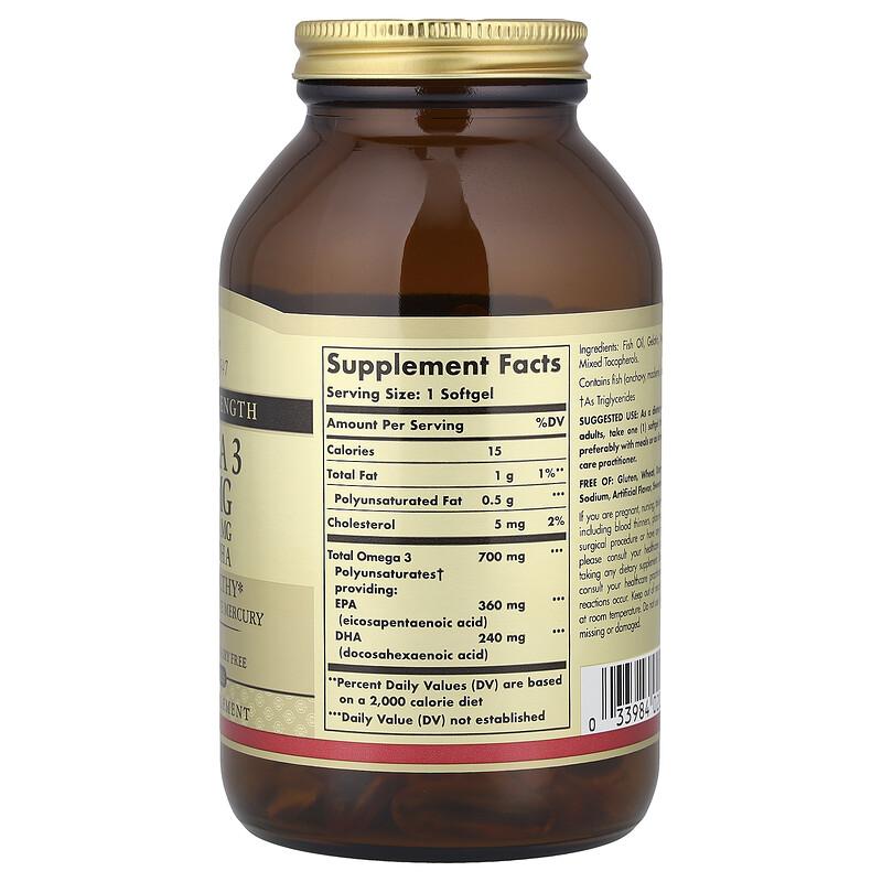 Omega-3, EPA & DHA, 120 Softgels