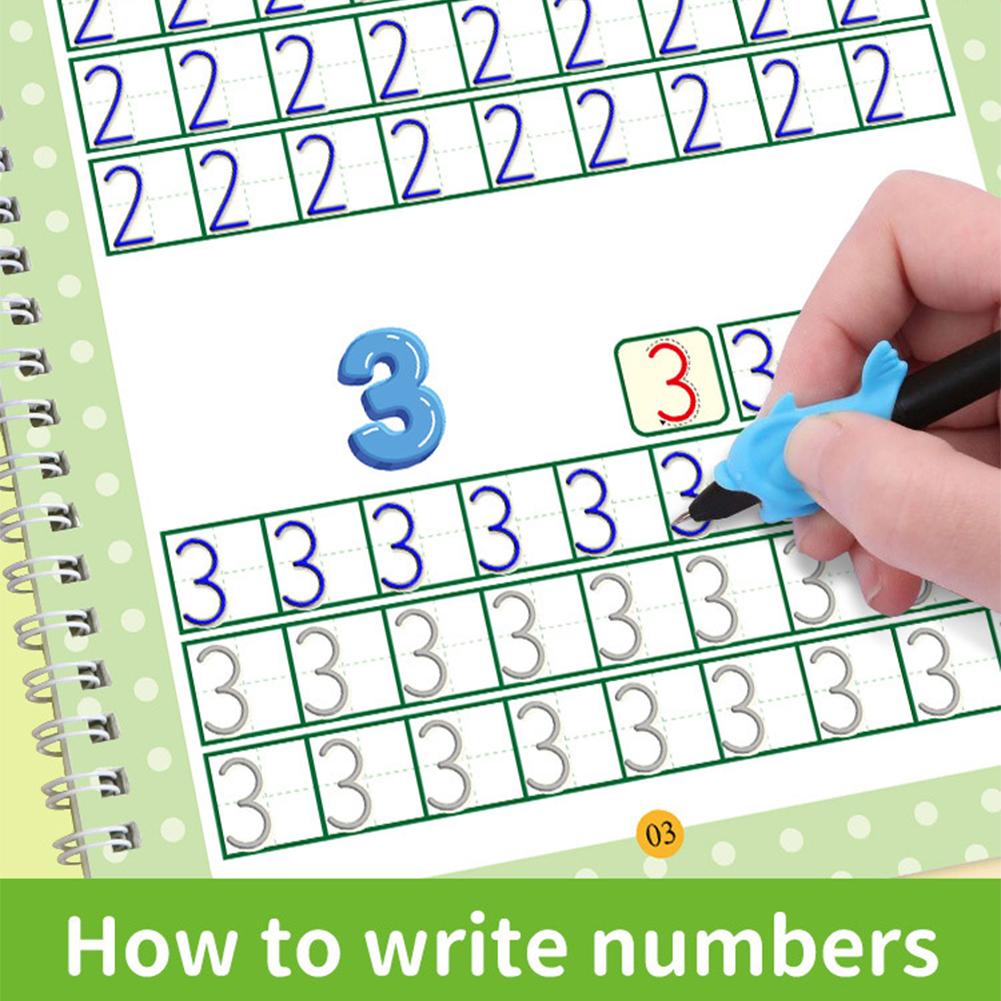 Magic English Copy Book Groove Practice Copybook Children Notebook Learning English Letter Calligraphy Write Exercise Book