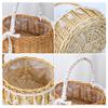 Handmade Willow Weaving Mother's Day Flower Basket Rural Companion Gift Handbag Flower Arrangement Small Basket