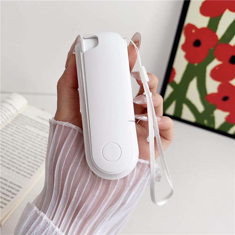 

Small fan, rechargeable, desktop use usb Mini handheld electric fan with multiple functions 11.9*3.7*3.7cm