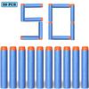 7.2cm 100pcs for Nerf Soft Bullets Darts Round Head Refill Sponge Darts Kids Children Toy Gun Bullets for NERF N-Strike Blasters