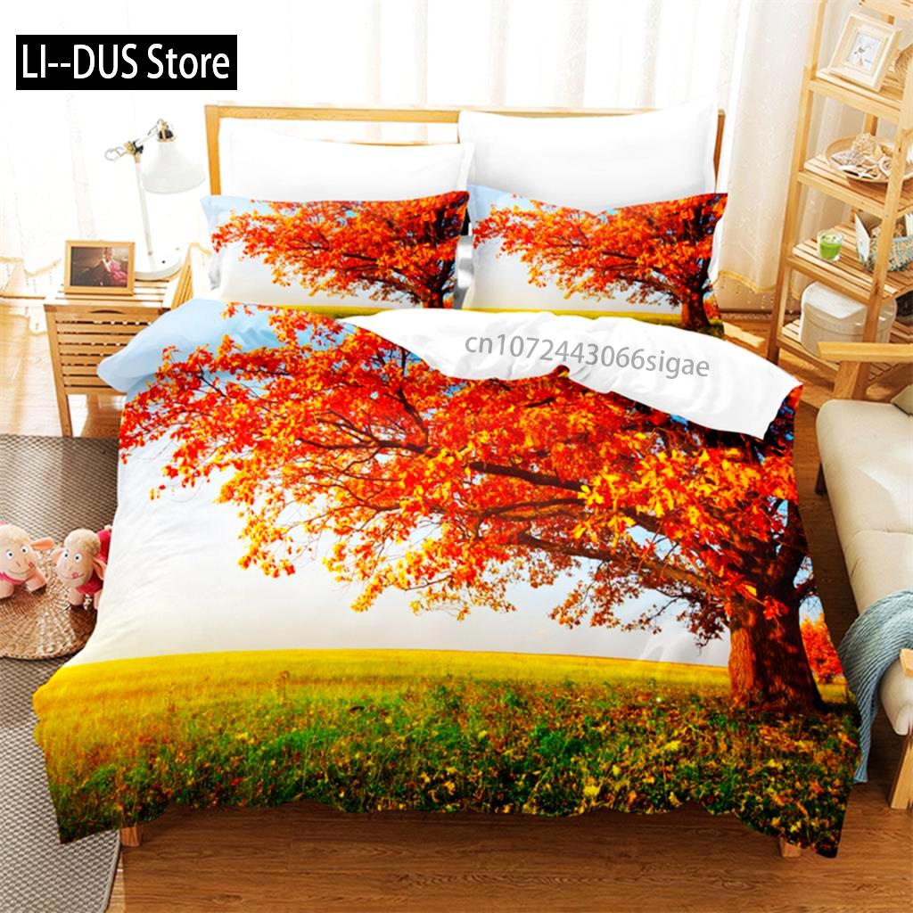 Dense Forest Bedding Set Duvet Cover Set 3d Bedding Digital Printing Queen Size Bedding Set Fashion Design