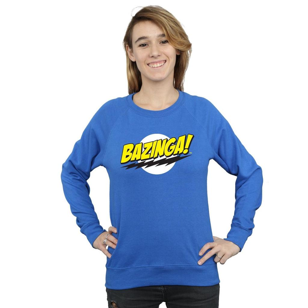 The Big Bang Theory Womens/Ladies Sheldon Bazinga Sweatshirt
