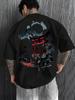 Japanese Ukiyoe Torii GateFuji Mountain Print 100Cotton Men Woment Tshirt SummerAutumn Daily Sports Casual Loose Shortsleeve