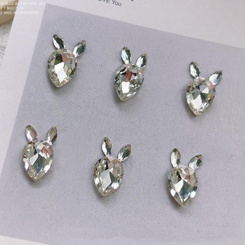 Pack of Luxury Nail Charms Studs Nail Rhinestones Gems Luxury Nail Art Rhinestones Crafts Diamonds Crystal Jewels Stones