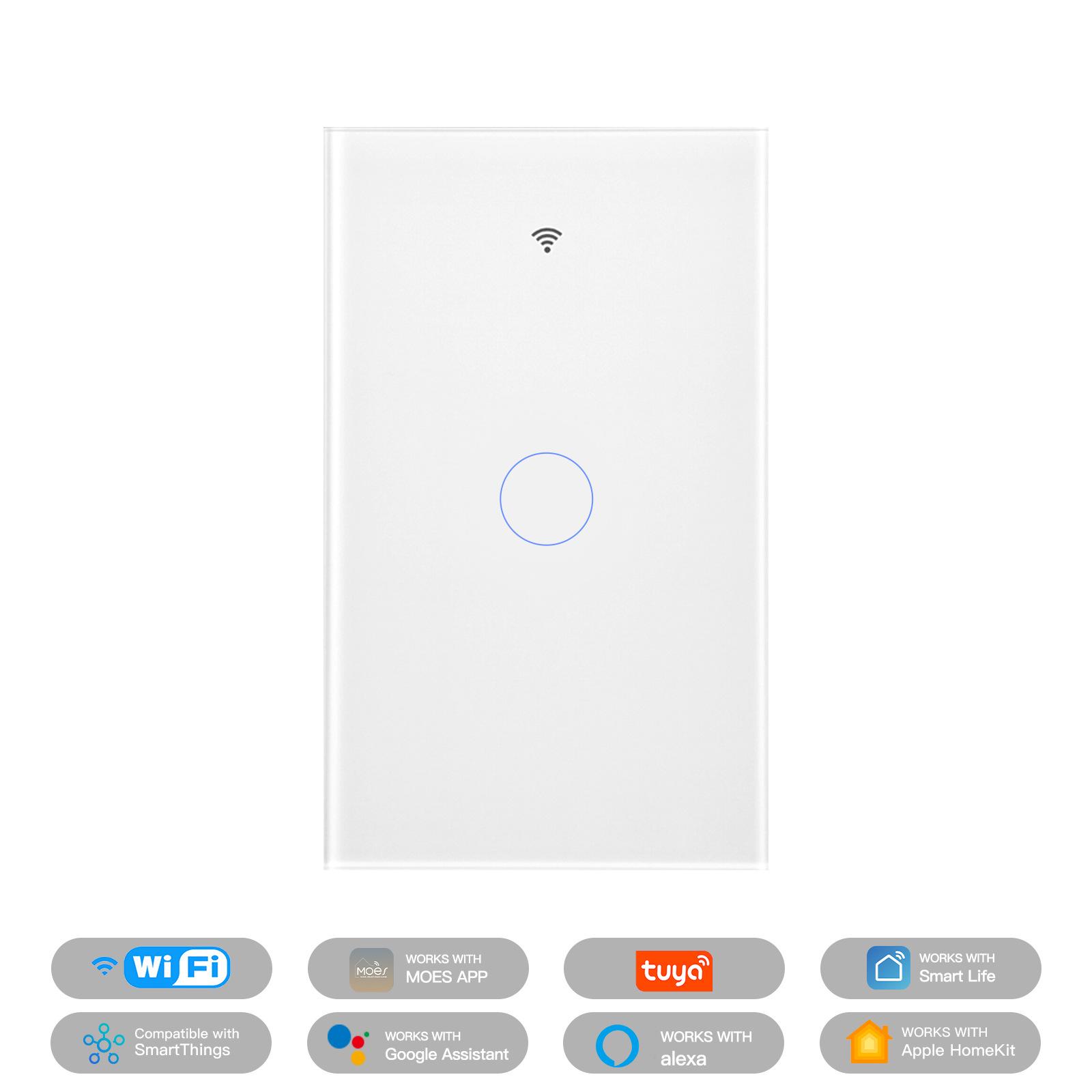 Matter WiFi US Smart Home Switch, Compatible with Homekit, Google Home, and Alexa.