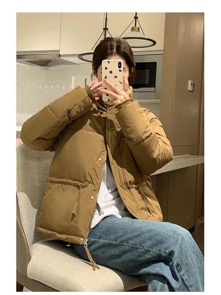 Maillard Women's Petite Cotton Padded Jacket - Loose Fit, Cold-Proof, Autumn/Winter Wear