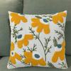 Floral Pillow Cover 18" X 18" Flower Throw Pillow Case Zippered Rustic Pillow Cover for Living Room Sofa Couch Bedroom Decoration