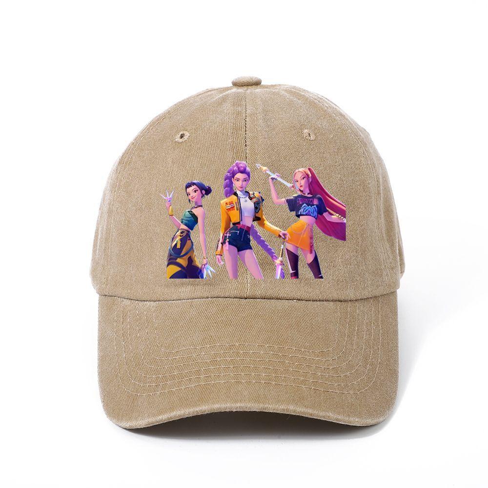 K-POP Hexenjagd Baseballkappen für Kinder, Modische Outdoor-Sonnenschutzkappen für Jungen und Mädchen Frühling und Herbst