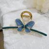 Elegant Fashionable Butterfly Rose Tulip Metal Clip Women Gentle Sexy Hair Clips Versatile Girls High-end Exquisite Shark Clips