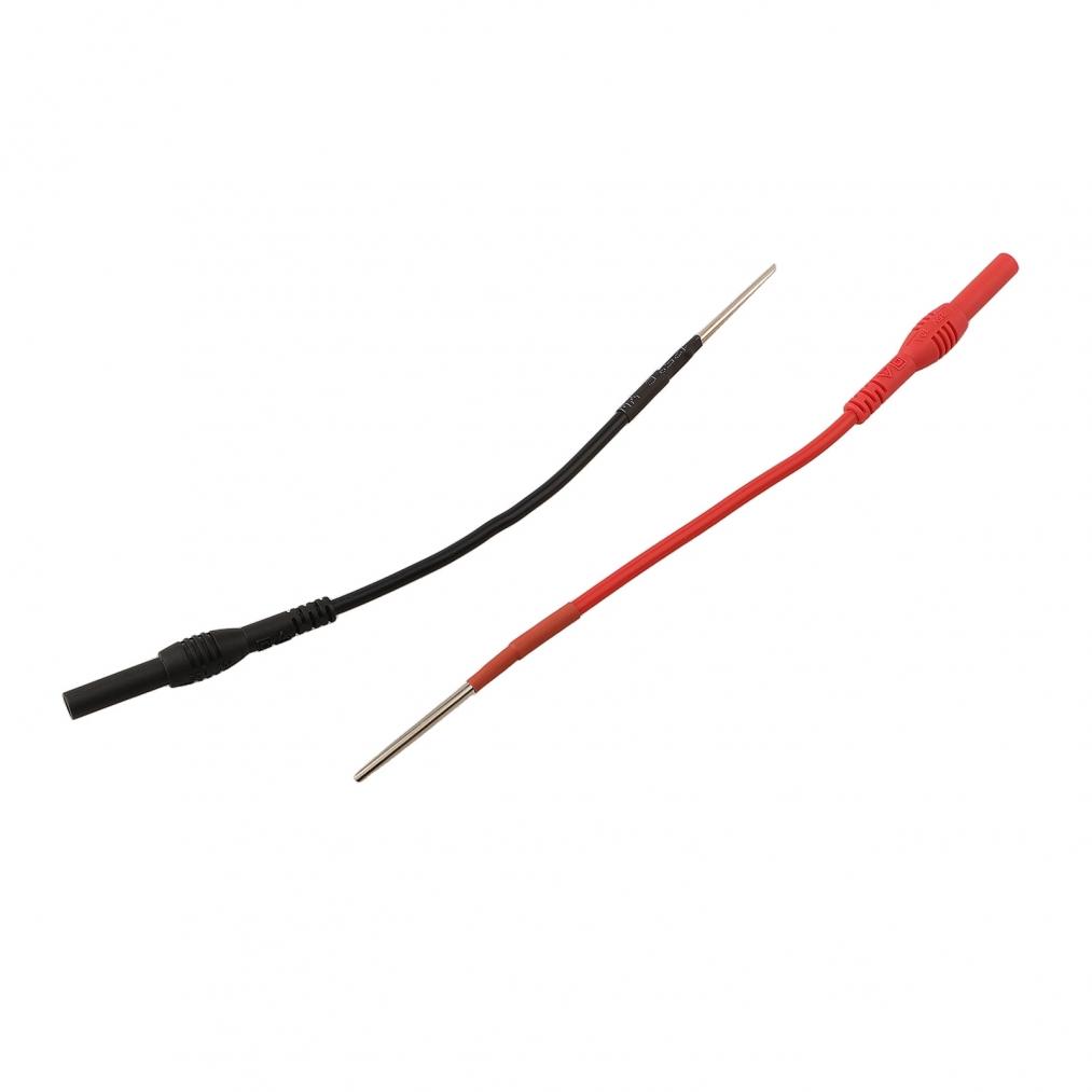 2x Silicone Flexible Spoon Back Probe Compatible For 4mm Banana Test-Leads