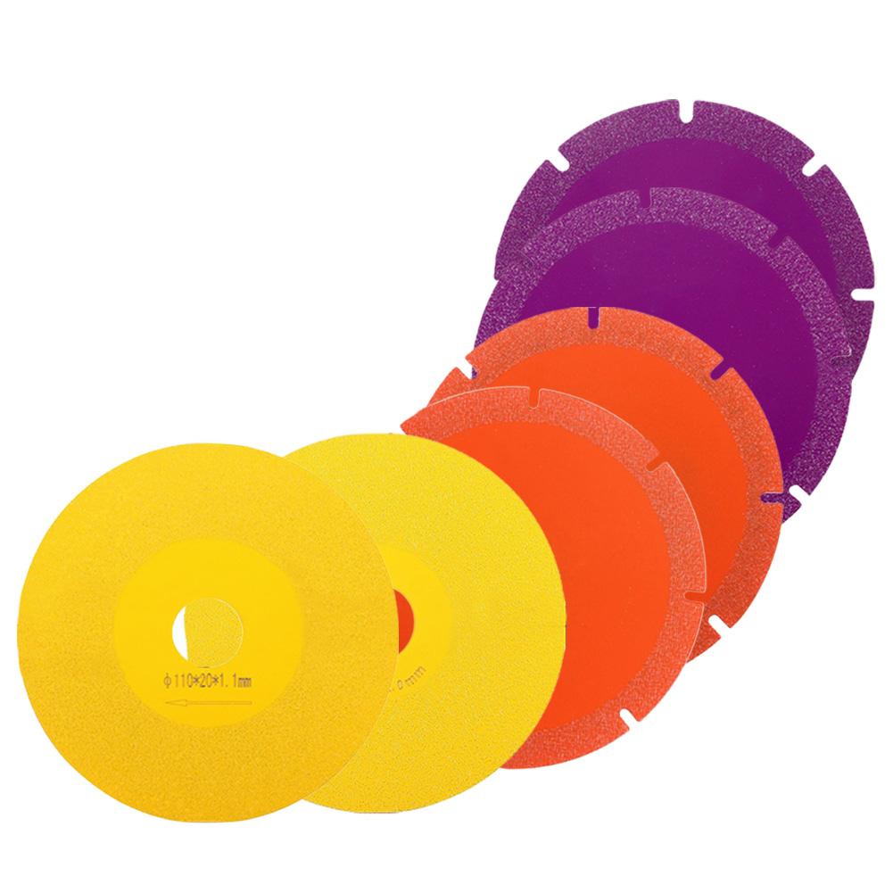 Manganese Steel + Emery Grinding Tool Cutting Discs GrindingWheel Tile Cutting Disc For:Smooth Cutting Chamfering
