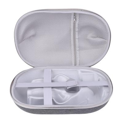 Hard Carrying Case Anti-fall Travel Storage Bag with Mesh Pocket Hard Shell Case for Meta Quest 3S Headset/Controller/Head Strap