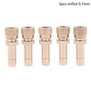5Pcs 6Mm Quick Connect Mist Sprayer Atomizing Misting Nozzle Garden Water Irrigation Sprinkler For Misting Cooling System
