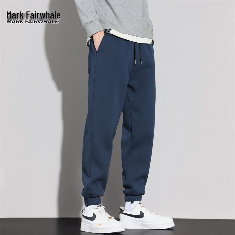 MARK FAIRWHALE Men's Casual Loose Fit Tapered Sweatpants