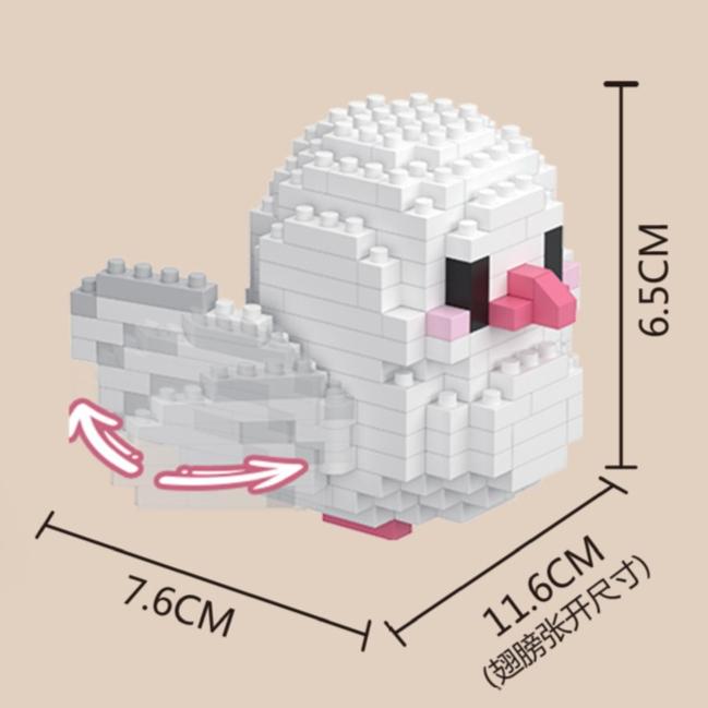 The Tiny Particle Parrot Cute Bird Series Of Building Blocks And Educational Toys Boys And Girls Children'S Day Gifts