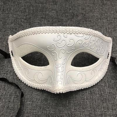 Prince Half-Face Chinese Jazz Masquerade Mask for Halloween Party Performance