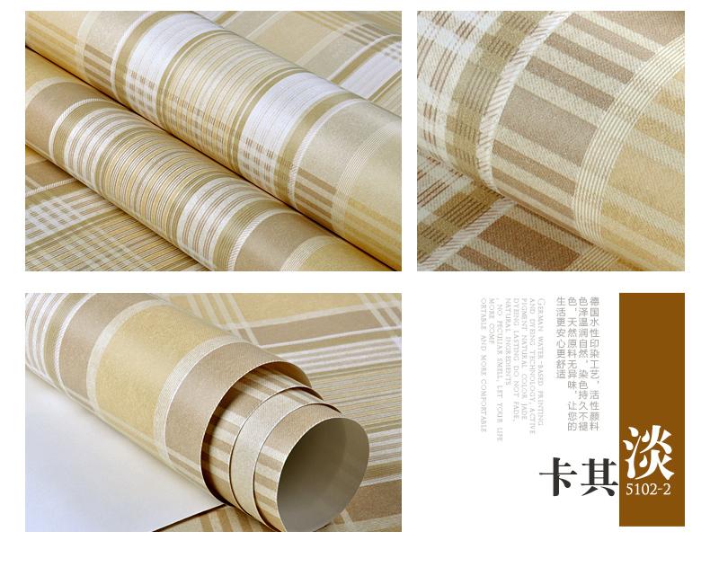 British Style Checks Plaid Wallpaper Living Room Bedroom Bedside Lattice Wall Paper Mural
