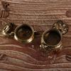 Pattern Three Foot Incense Burner Censer Exquisite Small Statues Copper Statue Brass Carved Animal Dragon