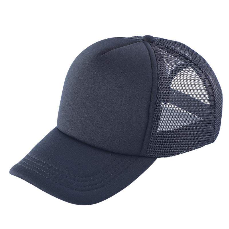 Rimiut Fashion Solid Advertisement Baseball Caps Trucker Sun Hats for Men and Women DIY Printed LOGO Casual Hat