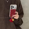 Apple 17 & iPhone 16 Pro Case - High-End, Unique Style, Red with Stars & KT Cat