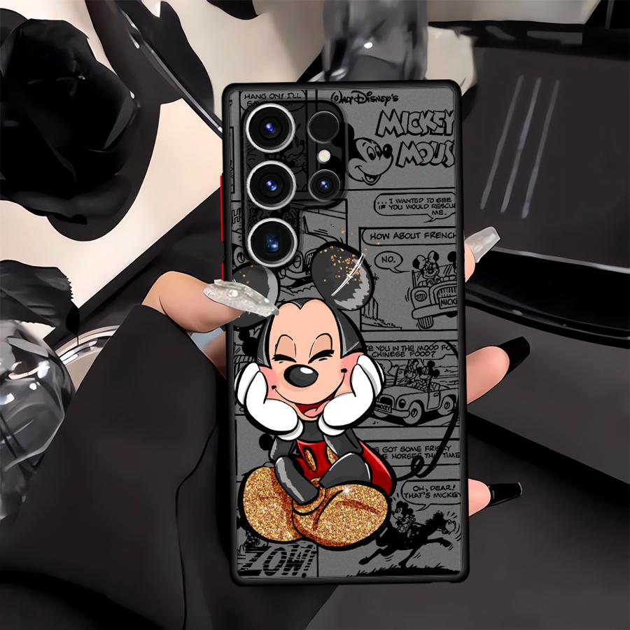 Mickey Minnie Maus Handyhülle Case für Samsung Galaxy S26 S25 Ultra S24 Plus S23 FE S22 S21 Note 20 10+ S20