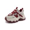 Spring New Rhinestone Platform Dad Shoes Women's Height Increase Small Sports and Leisure Shoes Versatile