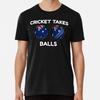 Cricket Takes Balls Australian Flag Premium  S To 5XL Made In the AU/USA T-Shirt