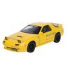 1/24 Mazda RX7 Slitinový Model Sportovního Auta Odlitky Kovová Hračka Závodní Vozidla Model Auta Simulace Zvuk a Světlo Dětská Hračka Dárek