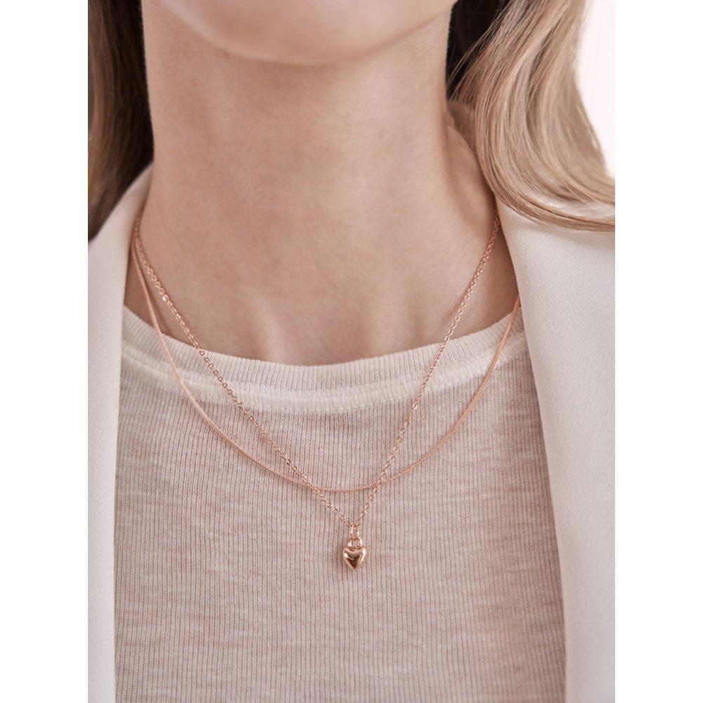 Heart Layered Necklace Elbrnn191
