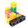 50/100Pcs Home School Preschool Connected Cube Toys For Mathematical Counting Plastic Counting
