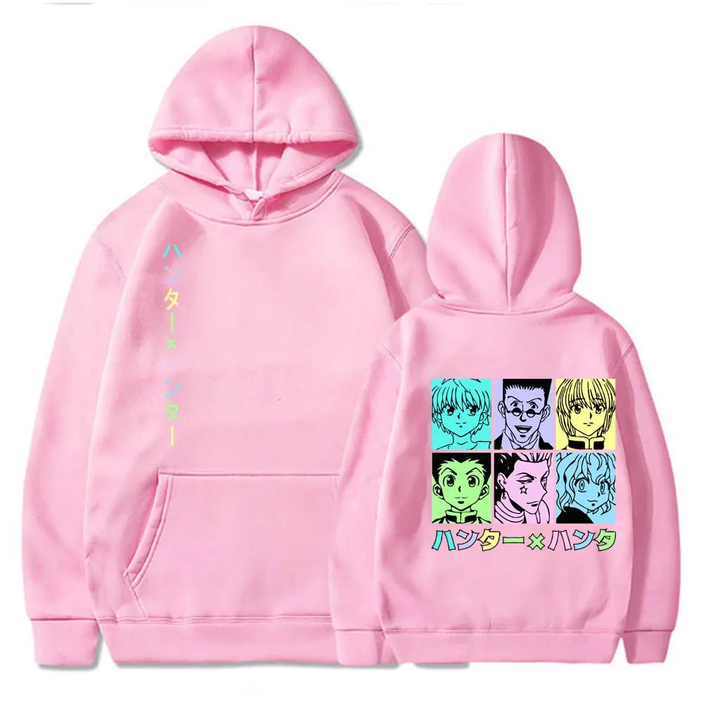 Anime Hunter X Hunter Hoodie Cool Pull Pickup GON FREECSS/Kilua Zoldyck Pattern Printed Sweatshirt Autumn Loose Long Sleeve Top
